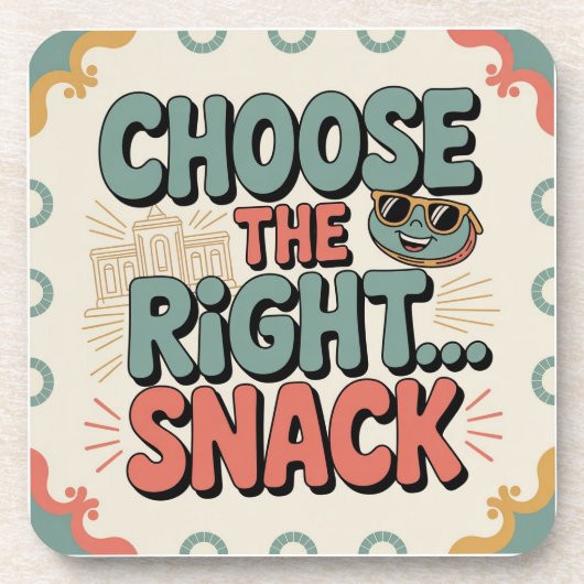 Kies de Juiste Snack Bier Onderzetter (Voorkant)
