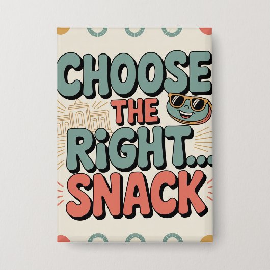 Kies de Juiste Snack Button (Voorkant)