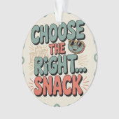 Kies de Juiste Snack Ornament (voorkant)