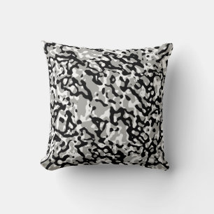 Kies de kleur "B/W Marble" Design Pillow 1 Kussen