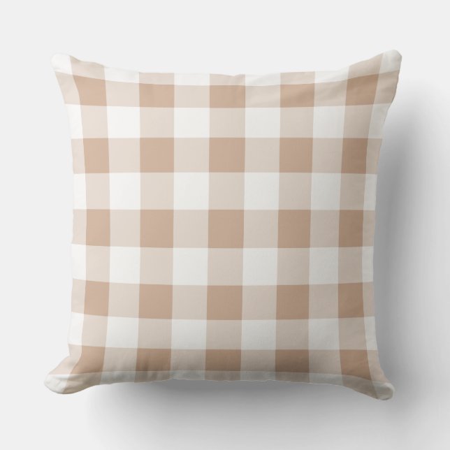 Kies de kleur, Gingham kussen 2 zie opmerkingen (Voorkant)