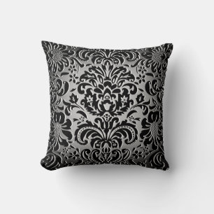 Kies de kleur "Mock Flock" Floral Pattern 1 Kussen