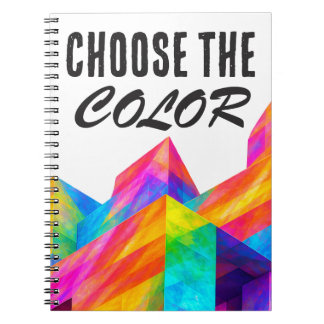 Kies de kleur notitieboek