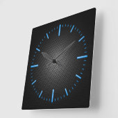 Kies De Kleur RGBY Mesh Effect Wandklok (Hoek)