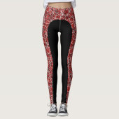 Kies de Leggings van het kleurcraquelure-effect (Voorkant)