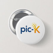 Kies de logo-toets ronde button 5,7 cm (Voorkant /achterkant)