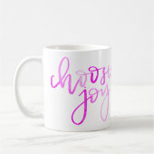 Kies de Mok van de Kalligrafie van de Joy - Roze (Links)