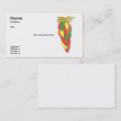 Kies de Peppers-template voor visitekaartjes (Voorkant / Achterkant)