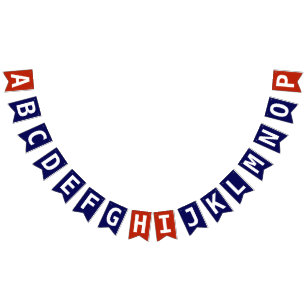 Kies de Rode Blauwe Sjabloon van het Blauwe Patrio Vlaggetjes