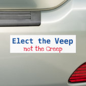 Kies de Veep - Kamala - Niet de Creep, Trump Bumpersticker (Op auto)