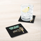 Kies de weg Minder getravelde veun Veranderde Kuns Kartonnen Onderzetters (Insitu)