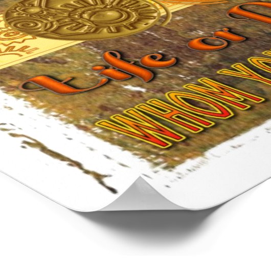 Kies deze dag poster (Hoek)