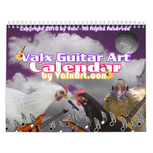 Kies deze Guitar ValxArt-kalender Kalender