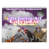 Kies deze Guitar ValxArt-kalender Kalender (Hoes)