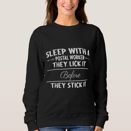 Kies deze optie voor Stick Postal Parcel Sarcastic Trui (Voorkant)