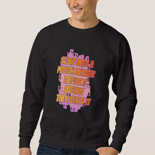 Kies deze optie voor Stick Postal Parcel Sarcastic Trui (Voorkant)