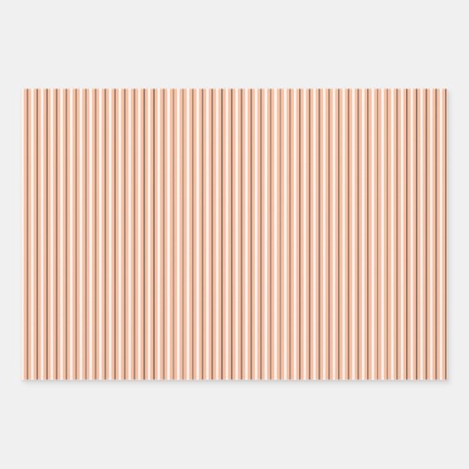 Kies Drie Kleuren in strips verpakte assortiment Inpakpapier Vel (Voorkant 3)