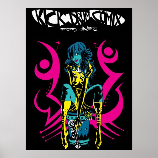 Kies Drum Two Print/Poster Poster (Voorkant)