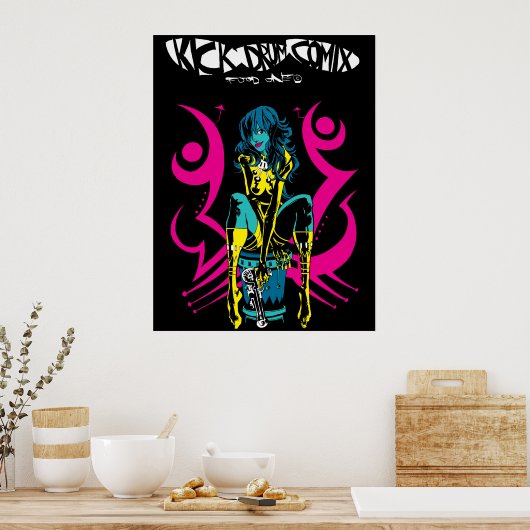 Kies Drum Two Print/Poster Poster (Keuken)