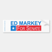 Kies Ed Markey Bumpersticker (Voorkant)