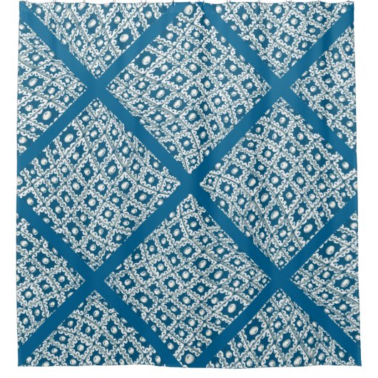 Kies een Abstract kleurenontwerp Douchegordijn (Voorkant)