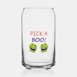 Kies een boe! blikvorm glas