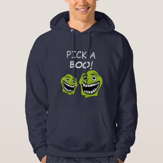 Kies een boe! hoodie (Voorkant)