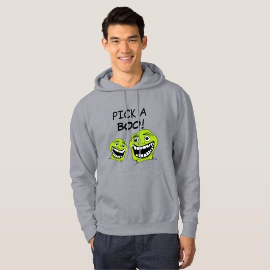 Kies een boe! hoodie (Voorkant volledig)