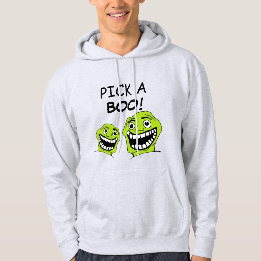 Kies een boe! hoodie (Voorkant)