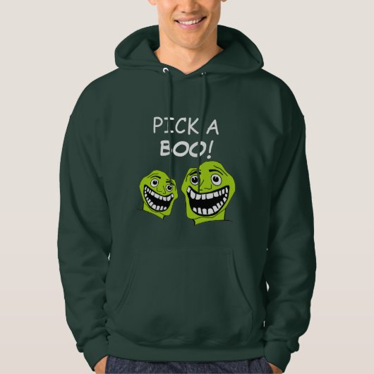 Kies een boe! hoodie (Voorkant)