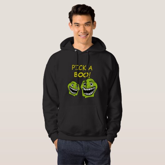 Kies een boe! hoodie (Voorkant volledig)