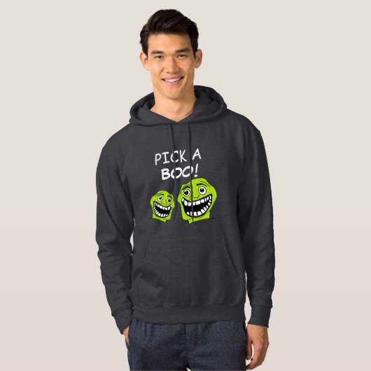 Kies een boe! hoodie (Voorkant volledig)