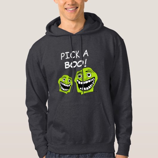 Kies een boe! hoodie (Voorkant)