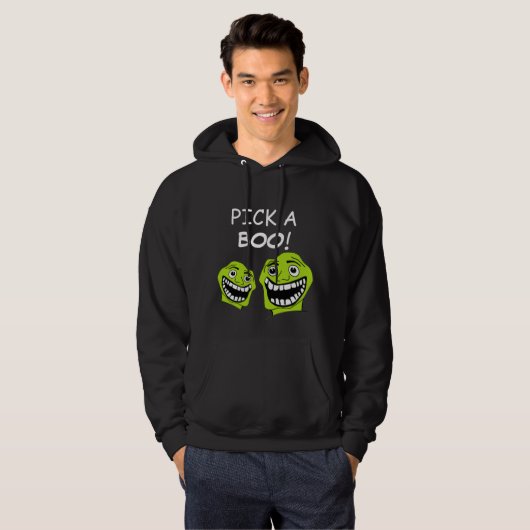 Kies een boe! hoodie (Voorkant volledig)