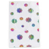 Kies een bosje bloemen medium cadeauzakje (Voorkant)