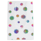 Kies een bosje bloemen medium cadeauzakje (Achterkant)