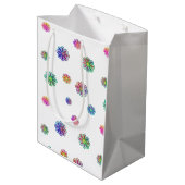 Kies een bosje bloemen medium cadeauzakje (Achterkant Gekanteld)