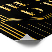 Kies een bruiloft voor zitplaatsen | Gatsby Art De Poster (Hoek)