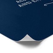 Kies een ceremoniebord zonder stopcontact voor een poster (Hoek)