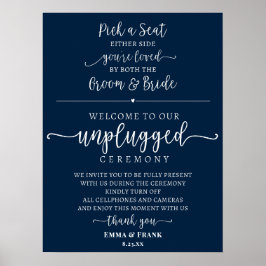 Kies een ceremoniebord zonder stopcontact voor een poster