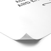 Kies een ceremoniebord zonder stopcontact voor een poster (Hoek)