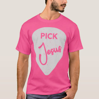 Kies een Christelijke gitarist van Jesus T-shirt