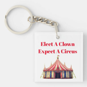 Kies een clown acryl Sleutelhanger