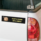 Kies een clown bumpersticker (Op Truck)