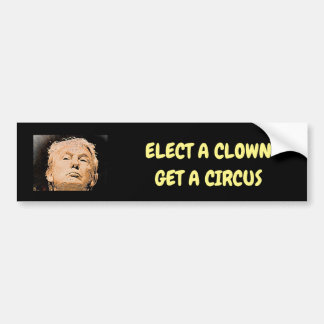 Kies een clown bumpersticker