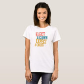 Kies een clown t-shirt (Voorkant volledig)