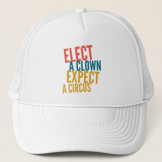 Kies een clown trucker pet (Voorkant)