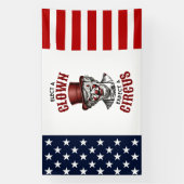 Kies een clown, verwacht een circus grappig anti-T Spandoek (Verticaal)