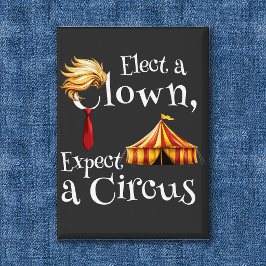 Kies een Clown, Verwacht een Circus Politiek Recht Button