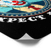 Kies een clown Verwacht een Circus T Anti-Trump 1 Poster (Hoek)